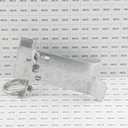 Chain Link Fence Commercial Single Gate Latch for 2 1/2" (2 3/8" OD) Post and 2" Gate Frame