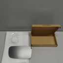 TOEMIRR Mirror Glass Driver Left Side fit for 2007 2008 2009 2010 2011 2012 Toyota Camry Camry Hybrid(Only USA Built) with Adhesive Flat No Backing Plate