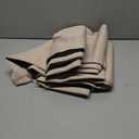 100% Blackout Shield Linen Blackout Curtains for Bedroom 63 Inches Long, Back Tab/Rod Pocket Living Room Drapes, Thermal Insulated Blackout Curtains 2 Panels Set, 50" W x 63" L,Cream