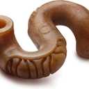 Benebone Tripe Bone Durable Dog Chew Toy for Aggressive Chewers, REAL Beef, Made in USA, Medium