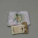 Blulu 50 Sets Baptism Party Gift, Greenery God Bless Drawstring Bags with First Communion Tags Religious Baby Shower Organza Bags for Boy Girl Baptism Birthday Christenings Party Supplies Decor(Cross)