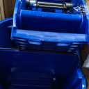 Carlisle FoodService Products Omnifit Mop Bucket with Side Press Wringer and Soiled Water Insert for Floor Cleaning, Kitchens, Restaurants, And Janitorial Use, Polypropylene (Pp), 35 Quarts, Blue