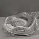 Potty Training Toilet Seat, Toddler Toilet Seat Attachment with Safety Handles, Detachable Soft Cushion, Anti-Slip Design and Splash Guard, Baby Potty Seats for Kids, Boys and Girls (Grey)