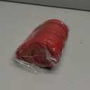 Jetec 20 Pcs Christmas Picture Frame Ornaments Glitter Felt Christmas Photo Frame Xmas Tree Decoration DIY Holiday Hanging Photo Ornaments for Xmas Party Stockings Decorations Winter(Red)