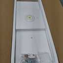 LitaEther Versatile 7 Tier Wall Shelf Unit,White Lack Wall Shelf,Display Floating Shelf with LED Remote Control Light
