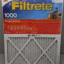 Filtrete 20x25x1 AC Furnace Air Filter, MERV 11, MPR 1000, Micro Allergen Defense, 3-Month Pleated 1-Inch Electrostatic Air Cleaning Filter, 4 Pack (Actual Size 19.69 x 24.69 x 0.81 in)