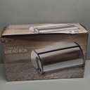 HOME IT Stainless Steel Bread Box for kitchen, bread bin, bread storage Bread holder 16.5x10x8, One