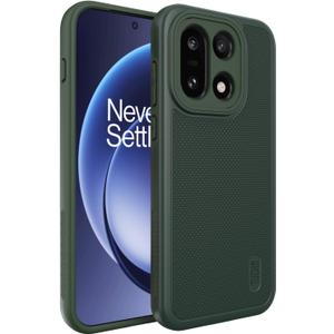 TUDIA MergeGrip [Military Grade] for OnePlus 15 5G Case (2025)  [Drop Tested] Dual Layer Shockproof Slim Rugged Heavy Duty Tough Protective Phone Case Cover (Pine Green) (Basic)