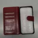 DJBull 2-in-1 Detachable for Samsung Galaxy S23 5G Wallet case with Credit Card HolderRFID Blocking,Flip Folio Book PU Leather Protective Cover Women Men for Samsung S23 Phone case Wine Red