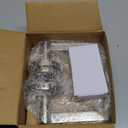 Okun Muse 1-Pack Brushed Nickel Passage Door Levers  Reversible Non-Locking Interior Handles with Sleek Concealed-Mount Design for Hallways & Closets