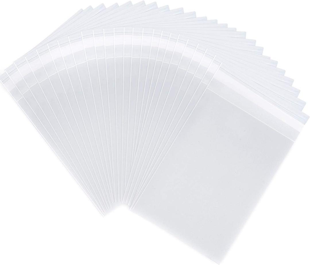 joybest 1000 Pack - 3 x 5 Inch Clear Resealable Cellophane Cello Bags, Plastic Cello Poly Bag for Jewelry, Crafts, Prints & Photos