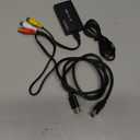 Tengchi RCA to HDMI Converter, Composite to HDMI Adapter Support 1080P PAL/NTSC Compatible with PS one, PS2, PS3, STB, Xbox, VHS, VCR, Blue-Ray DVD Players