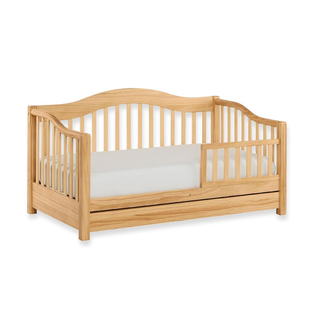 Dream On Me Toddler Day Bed in Natural, Greenguard Gold Certified, 54.5x29x28 Inch (Pack of 1)