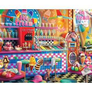Springbok Ice Cream Shop 400 Piece Jigsaw Puzzle for Families