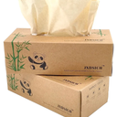 Bamboo Facial Tissues，soft nature bamboo facial tissue,100% virgin bamboo,Bulk carton of 8 boxes (100 Tissues per boxes,800 Tissues Total) | kraft paper Box, 3 Ply tissues