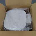 Hamster Sand Bath Container Box Large Space Hamster Bathtub Digging Sand Container for Pygmy Hamsters, Chinchilla, Rats, Mice, Gerbils, Other Small Animal (White)