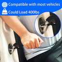 KOUNATSURI Car Handle Assist for Elderly Car Door Handle Multifunction Handle Car Door Latch Handle for Seniors and Handicapped(Blue)