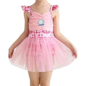 Mioglrie Toddler Baby Swimsuit Girl Bathing Suit Girl 2T 3T 4T 5T 6T Girls One Piece Swimsuits Color Block Swimwear, 3-4Y