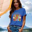 Field Day Shirt Women Filed Day Vibes Tshirts for Teacher School Team Buliding Tee Tops (Pink, S)