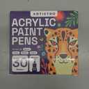 ARTISTRO 30 Acrylic Paint Markers Medium Tip- Easy for All Ages & Levels Acrylic Paint Pens for Fabric, Rocks, Paper, Wood, Canvas, Glass, DIY
