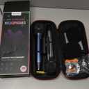 Rechargeable UHF Wireless Microphones, Two Metal Handheld Microphones with 1/4" Receiver, Plug-and-Play for Speaker & PA System, Karaoke Singsing, Lecture, Stage Performance (Blue&Grey)