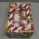 12 Pack Christmas No-Snap Party Table Favors, Xmas Party Supplies with Party Hat, Joke & Little Gift Inside, Christmas Seasonal Holiday Dinner Traditions Supplies for Kids and Adults