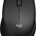 Logitech M330 Silent Wireless Mouse, 2.4GHz with USB Receiver, Optical Tracking, Quiet & Lightweight, Long Battery Life, for PC, Mac, Laptop, Chromebook - Black