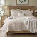 Bedsure Get Cozy Quilt Set. Setde Couvre - Lit. Conjunto de Colcha. King Quilt (106"×96"). Couvre - Lit (106"×96"). King Colcha (106"×96")