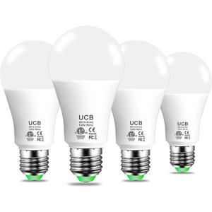 UCB Alexa Light Bulb 130W Equivalent, Smart Light Bulbs Warm White to Daylight Tunable, A19 E26 Bluetooth LED Bulbs Work with Alexa Only for Bedroom Kitchen Living Office No WiFi Required, 4 Pack