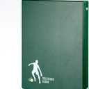 1 Green 9-Pocket Side-Loading Card Album, 20 Pages 360-Card Capacity - Portable Binder for Sports Trading Cards (Soccer, Baseball, Basketball, Football), Secure Snap Closure Collector Album