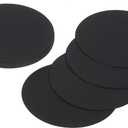 MECCANIXITY 24 Pcs Circle Card Stock, 2 Inch Round Cutouts Paper Thick Cardboard Circles for Crafts Paint Supply DIY Projects Bulletin Board Decor, Black