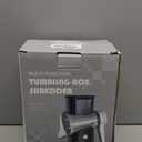 APSARAS USA Cheese Grater Hand Crank, Rotary Cheese Grater, 5 in 1 Rotary Grater, Cheese Shredder Replaceable Stainless Blades with Strong Suction Base, Easy to Clean Kitchen Gadgets with Storage Box (Black)