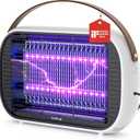 Buzbug LED Bug Zapper Indoor, 10 Years Lifespan Lamp Sustainable Less Power, Durable High-Voltage Electric Mosquito Zapper, Fly Trap Mosquito Trap, Fly Killer Fly Zapper -MA015B (white)