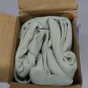 MIULEE Decorative Linen Euro Sham Pillow Covers 24x24 Light Green Boho Farmhouse Neutral Spring Couch Throw Pillows for Bed Pack of 2 Accent Modern Pillowcase Summer Sofa Livingroom Home Decor