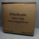 EliteShade Umbrella Base Water Filled Stand Market Patio Outdoor Heavy Duty Umbrella Holder(Black)