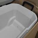 Coleman Classic Series Insulated Portable Rolling Cooler with Wheels, Leak-Resistant Outdoor Hard Cooler Keeps Ice up to 5 Days, 100-Quart (Rock Grey)