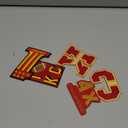 Kansas City American Football Embroidered Iron-On Patch Set of 6 Patches for Jackets, Hats, Backpacks, Apparel & Shirts