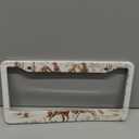 Kigai Western Desert Cowboy License Plate Frames 2PCS Car License Plate Holder with Screw Caps Set Automotive Parts Decoration for US Vehicles (A2), 6"L x 12"W