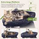 Globlazer Giant Cat Tree, 83 inch Cat Tree for Indoor Cats Large Adult, XXL Cat Tower with 9 Scratching Posts for 20lb+ Heavy Duty Large Adult Cats, F83, Dark Grey