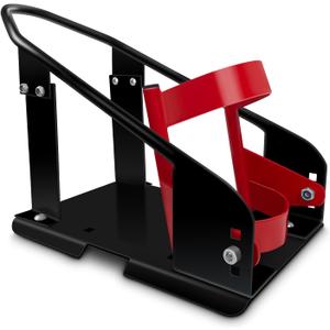 HOXWELL Heavy Duty Steel Motorcycle Wheel Chock,1800 lbs Capacity Wheel Cradle Holder,Motorcycle Front Wheel Stand with 3 Adjustable Height Holes,Easy to Carry and Move Suit for Dirt Bike,Motorcycles