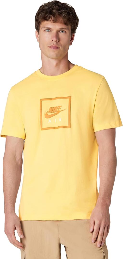 Nike Men's Sportswear Club T-Shirt (Futura Air Square) Small