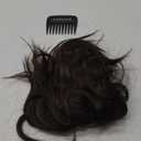 ALXNAN Clip in Hair Extensions for Women,Chocolate Brown with Dark Brown Long Wavy Hair Extensions Clip Ins 4PCS 20 Inch Synthetic Soft and Natural Thick Hair Pieces for Women (20 Inch, Chocolate Brown with Dark Brown)