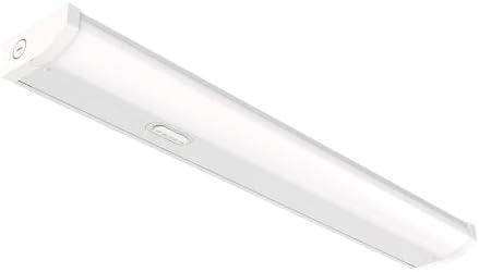 Juno UCES 18 Inch LED Under Cabinet Lighting, LED Kitchen Cabinet Light Fixture Hardwired, Dimmable, Damp Rated, Selectable Soft, Warm, Neutral, Cool, Daylight White Light (UCES 18IN SWW5 90CRI WH M6)