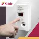 Kidde Carbon Monoxide Detector, Plug In Wall with 9-Volt Battery Backup, Digital LED Display (1 Pack, White)