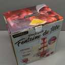 Nostalgia LPF230 3-Tier Lighted Party Fountain, Holds 1.5 Gallons, LED Lighted Base, Includes 8 Reusable Cups