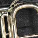 Queen Brass F-25 Flugel Horn Bb Pitch with Carrying Hardcase & Mouthpiece, Flugelhorn Harmon Mute 4 Valve in Nickel Finish, Perfect Gifting Option for Birthdays, Thanksgiving, Christmas (Silver)