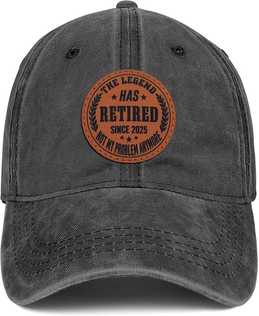 Funny Retirement Gifts for Men 2025, Mens Retirement Gifts, Retired Hat Personalized Best Retired Ideas Gifts (One Size)