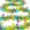 66Ft Easter Tinsel Garland Decor Colorful Twist Garland for Tree with Gorgeous Chick Designs Spring Pastel Hanging Ornaments for Home Indoor Outdoor Parade Floats Party Decorations Supplies
