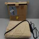 Cat Heating Pad, Waterproof Heated Cat Dog Bed with Adjustable Temperature & Timer, Electric Pet Mat for Indoor Cats Dogs, Chew Resistant Steel Cord（Large : 35"x24" Brown）