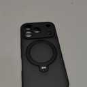 360° Spin Magnetic Stand for iPhone 17 Pro Case, [Fit for MagSafe][Military Protection][Full Camera Protection] Adjustable Kickstand iPhone Case for iPhone 17 Pro 6.3", Black